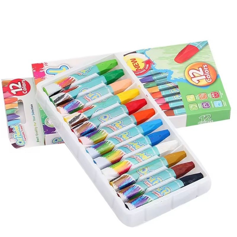 

crayon anak 12pcs (tidak cocok untuk anak usia 4thn kebawah, khawatir dimakan)
