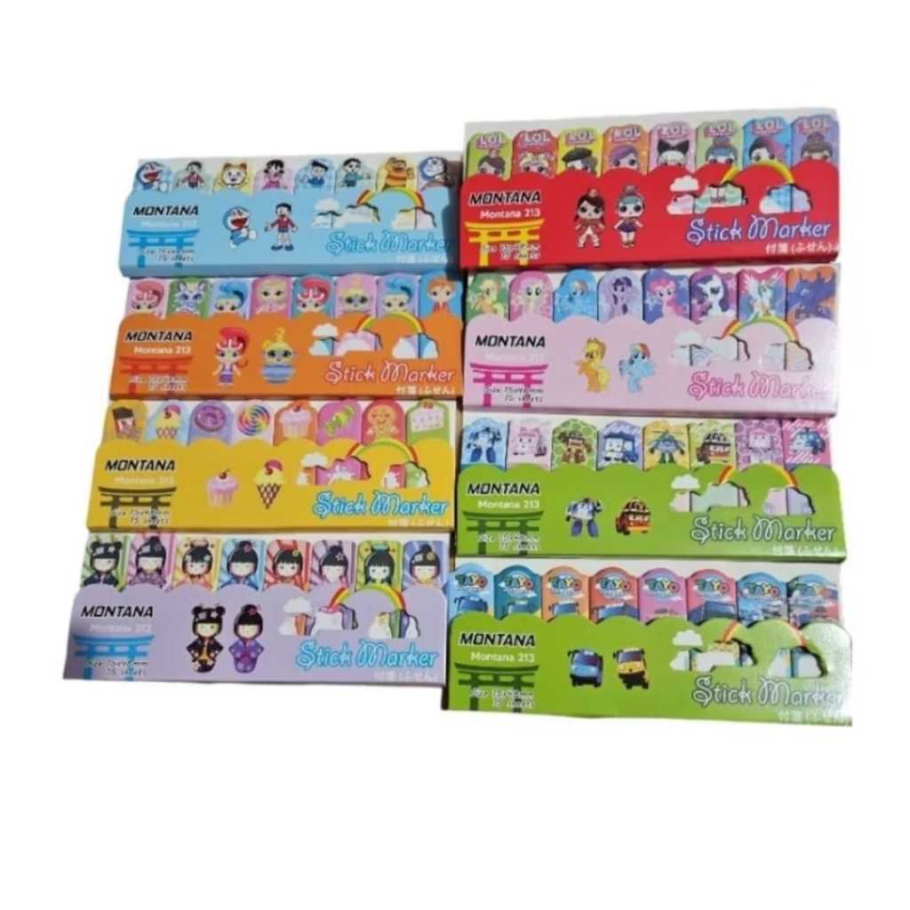 

AS888 - Sticky Notes 120 Pcs Motif Kartun
