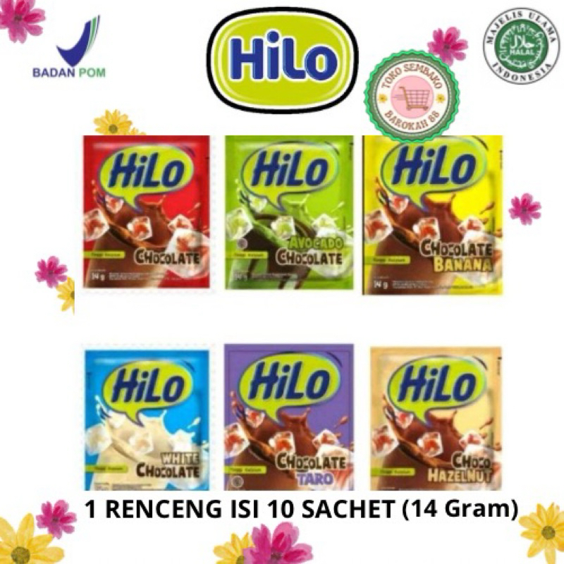 

Susu Hilo Tinggi Kalsium HILO 1 RENCENG ISI 10 SACHET