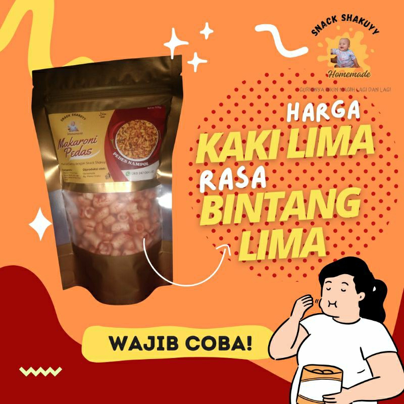 

Snack Shakuyy Varian Pedas.. Basreng Pedas, Makaroni Pedas, Keripik Pedas