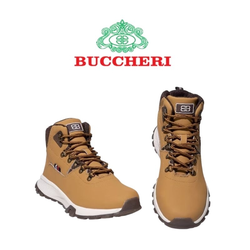 BUCCHERI Sepatu Boot Pria Fashionable-bl4053-Tan