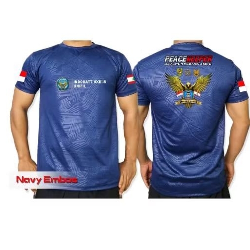 KAOS JERSEY INDOBATT XXIII-R/UNIFIL 23-R BAHAN DRYFIT/KAOS TNI