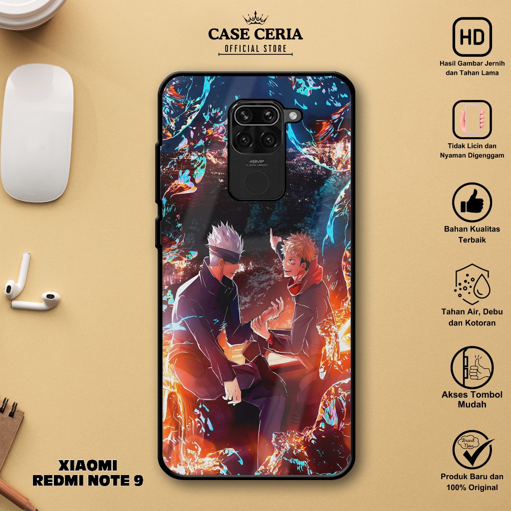 Case Xiaomi Redmi Note 9 - Casing Xiaomi Redmi Note 9 Anime Gojo - Silikon Case – Kesing HP Xiaomi