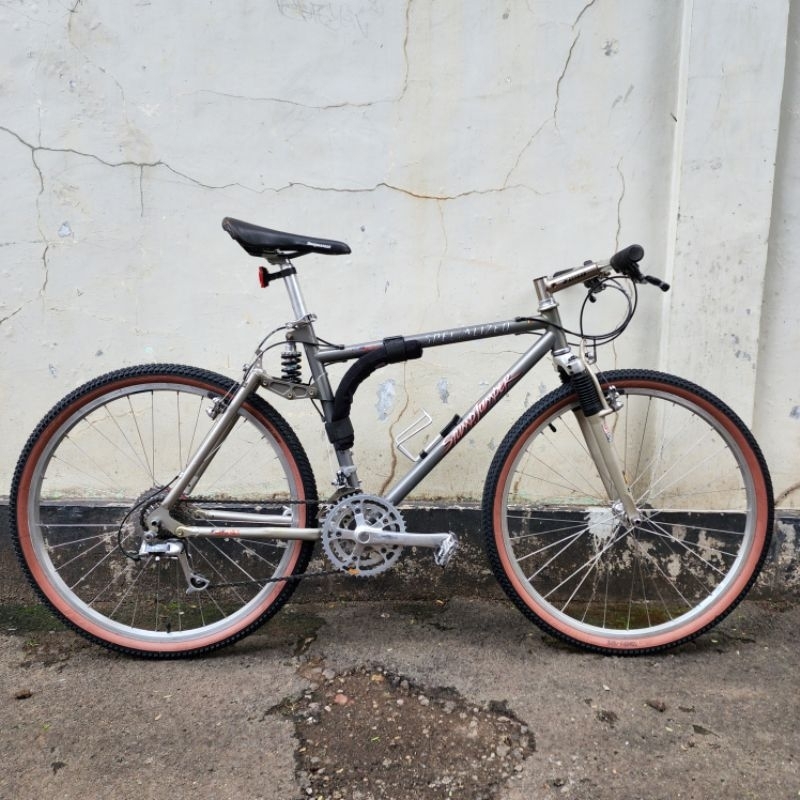 Sepeda MTB Vintage Specialized Stumpjumper FSR Shimano Deore XT