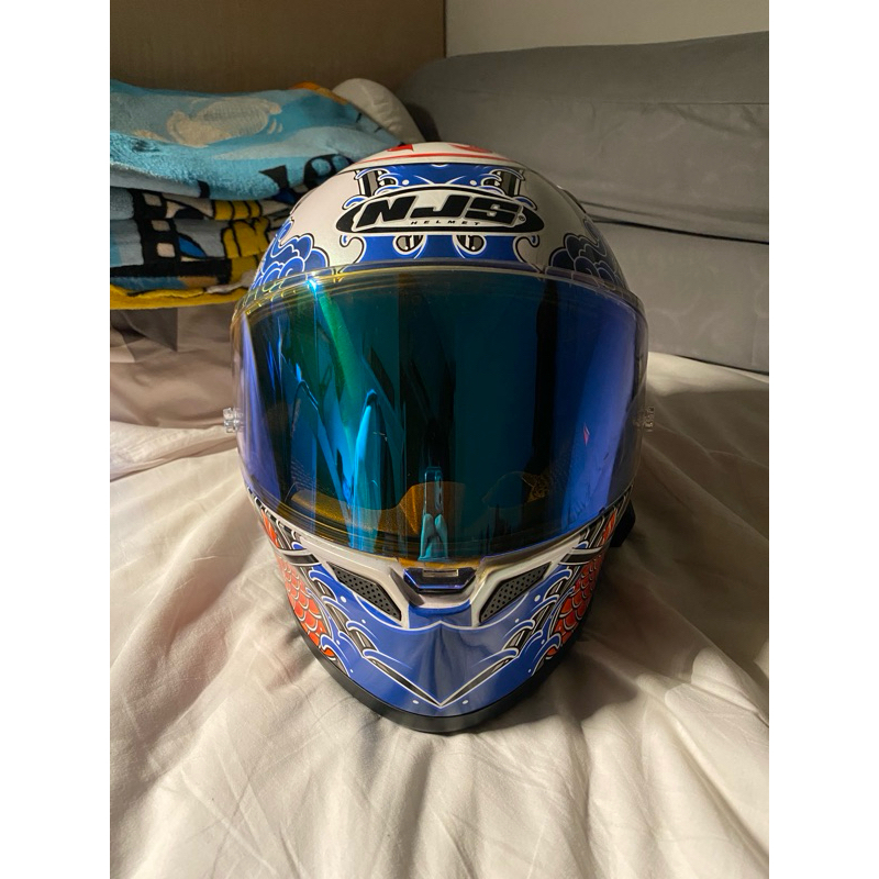 NJS ZX-1R Bushido Pearl White XL