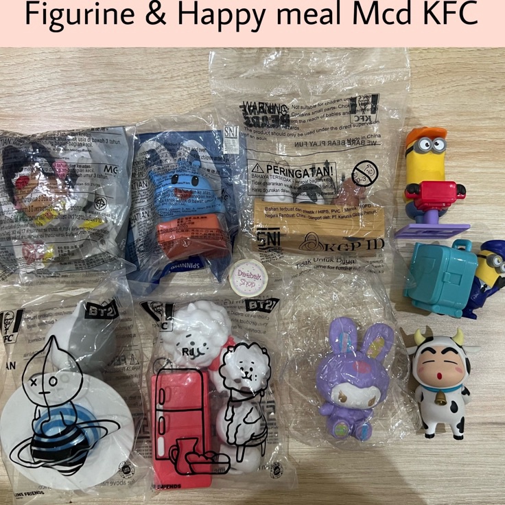 Stock Terupdate  happy meal mcd mcdonald the super mario bros spinning lumalee minion the rise of gr