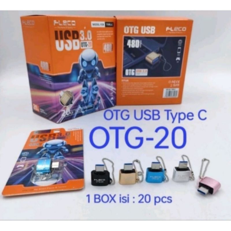 OTG METAL FLECO OTG-20 TYPE-C | OTG METAL FLECO OTG-10 MICRO | SAMBUNGAN HP MURAH | ACC HP | TERLARI