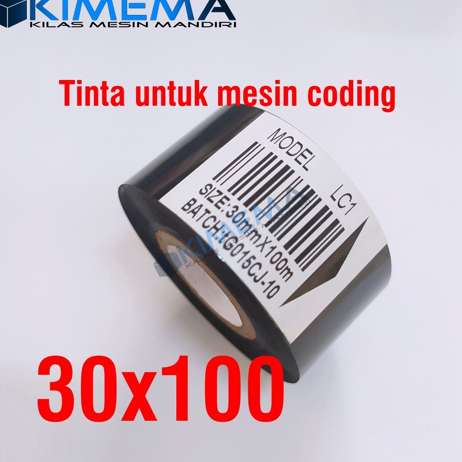 

Obral Irit LC1 3x1 Hot Stamping Foil Ribbon Tape 3mm x 1m Pita coding Tinta cetak expired date