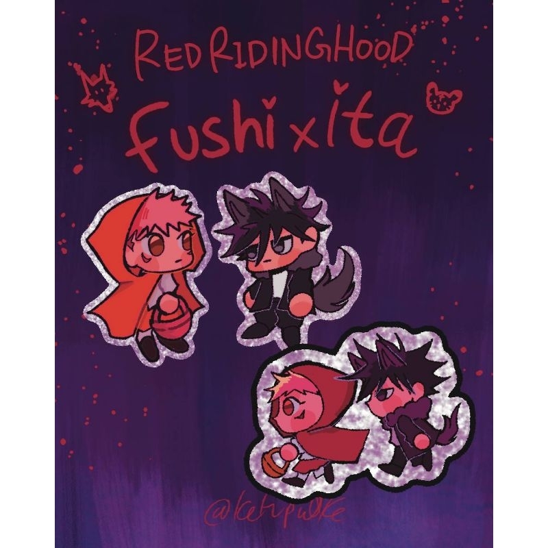 

[CF LEFTOVERS] Fushiita red riding hood sticker set