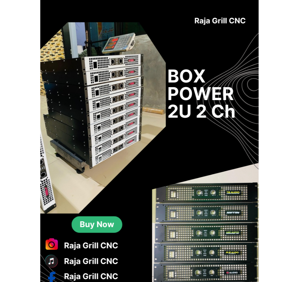 Box Power1,5u 2ch Murah Free Custom Nama dan Free Desain