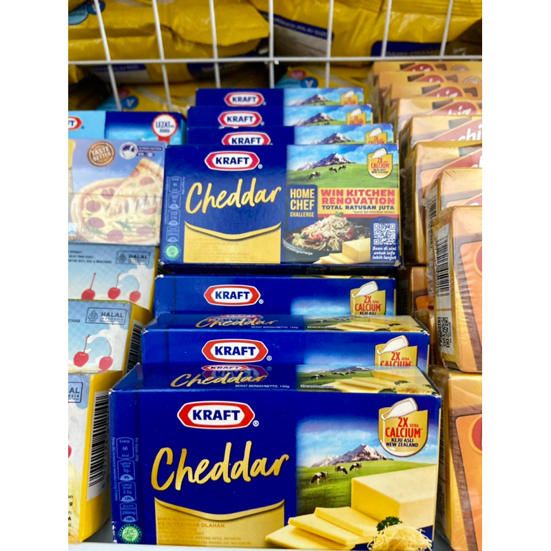 

keju kraft cheddar 150g