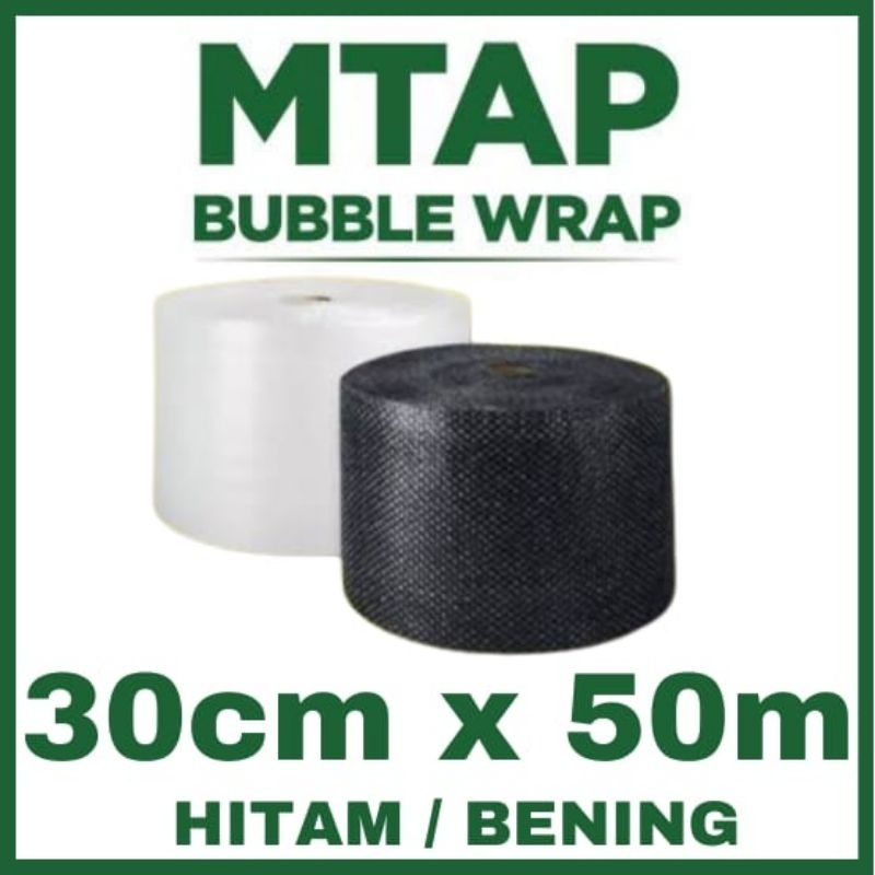 

Bubble Wrap 30cm x 50m Eceran Merk Mtap Bubblewrap Tebal Pekanbaru