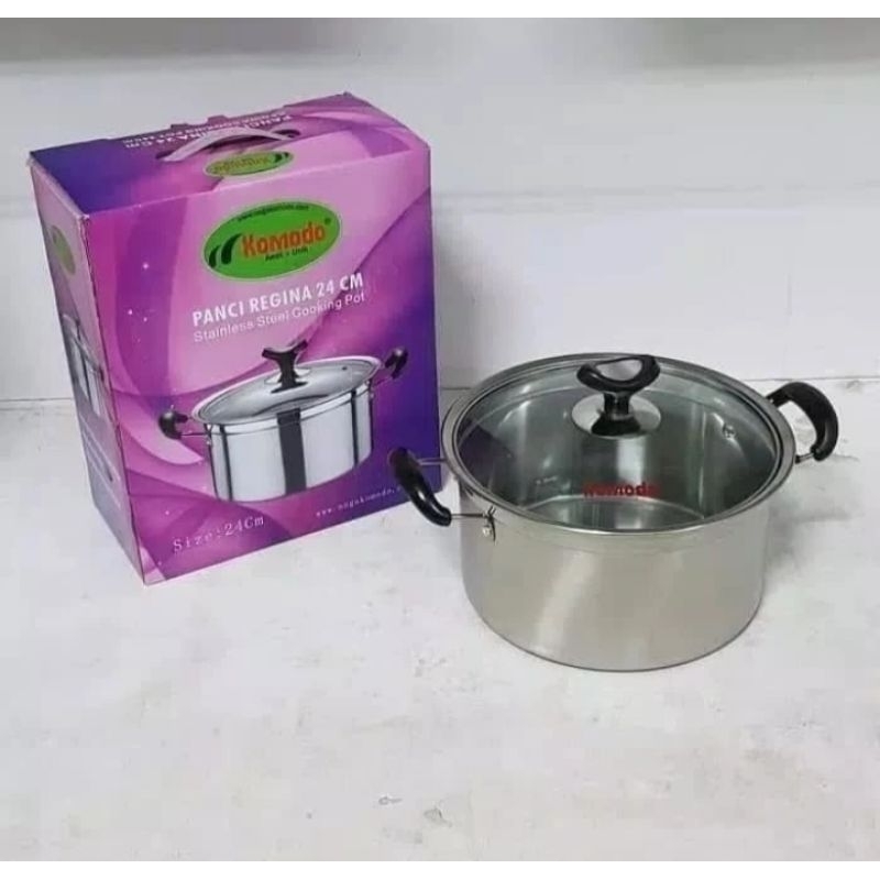 Panci Komodo 24cm • Panci Regina Stainless