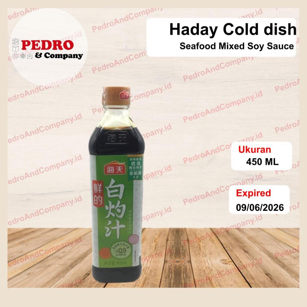 

Haday Cold Dish Seafood mixed soy sauce 450 ml saus kecap asin seafood dingin