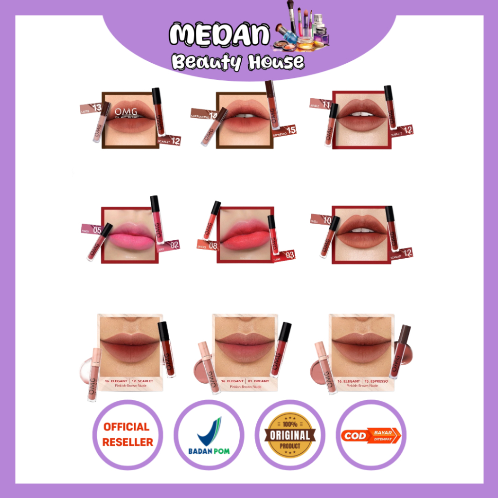 OMG PAKET OMBRE | OMG SET OMBRE | PAKET OMBRE LIPS OMG | PAKET OMBRE BPOM