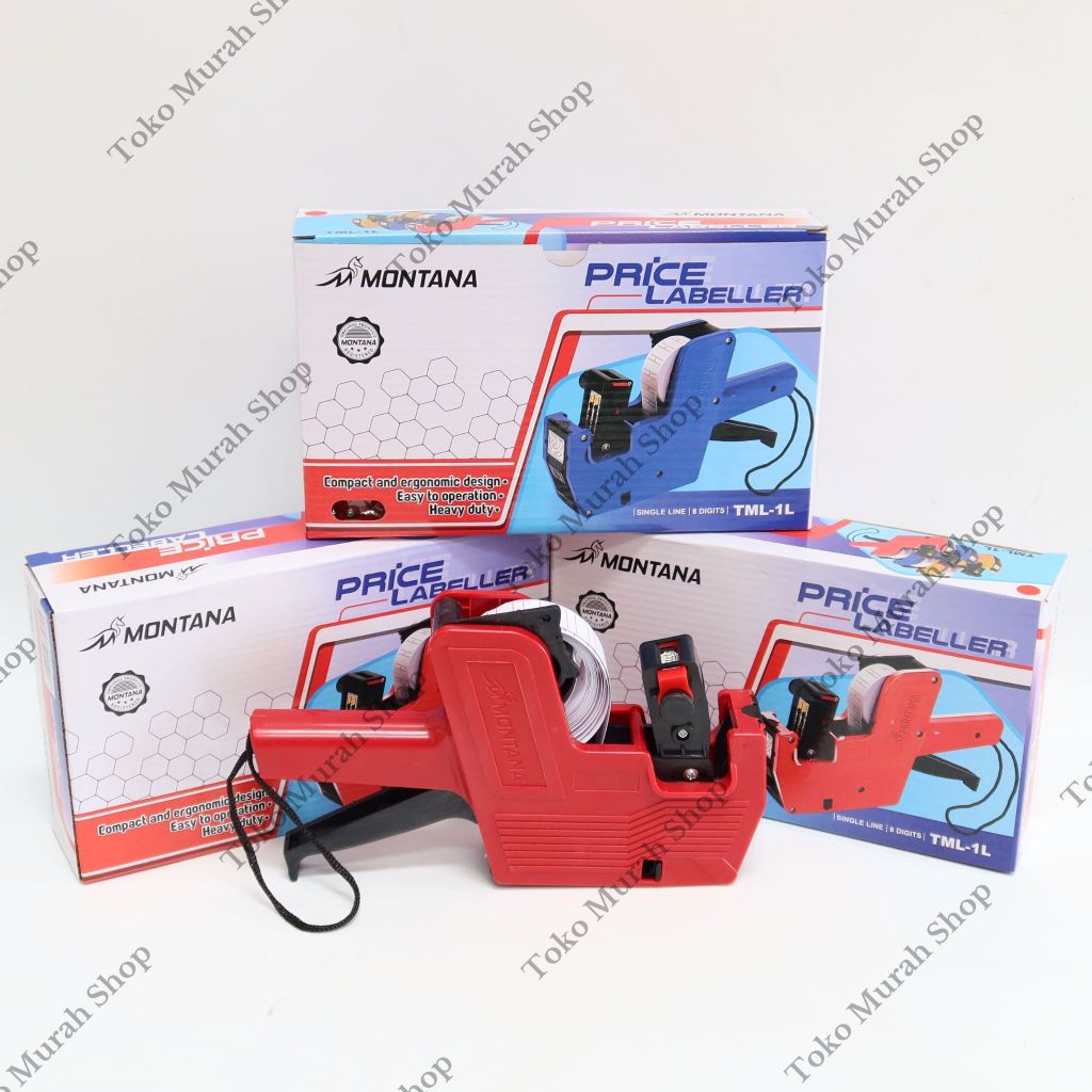 

Price Labeller Mesin Label Harga Montana TML-1L 8 Digit 1Line Alat Label Harga Kuning