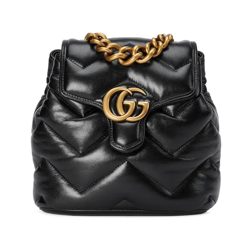 GUCCI GG Marmont Series Women's Handheld Shoulder Mini Backpack