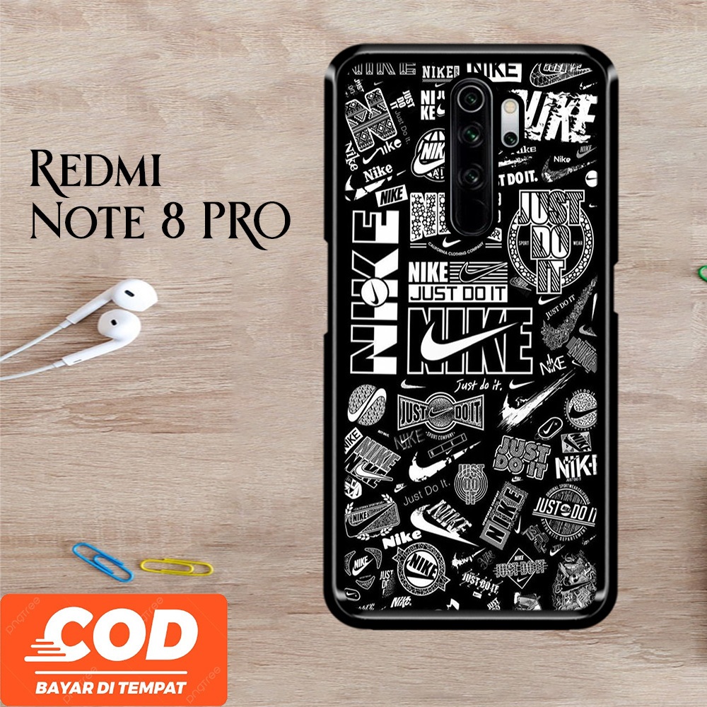 [A02] Nike Cool Aesthetic Casing Xiaomi Redmi Note 8 Pro Case Pelindung Hp Keren Lucu Viral Unisex T