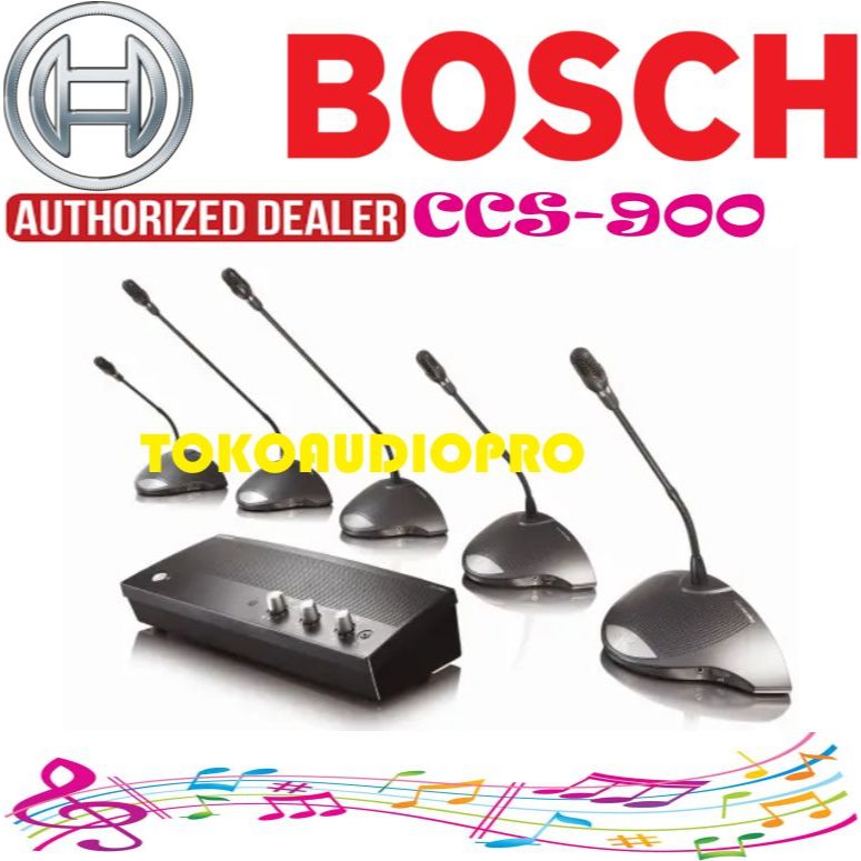 Mic Bosch CCS900 Ultro Conference System Microphone Bosch CCS-900 Microphone Rapat Mikrofon Konferen