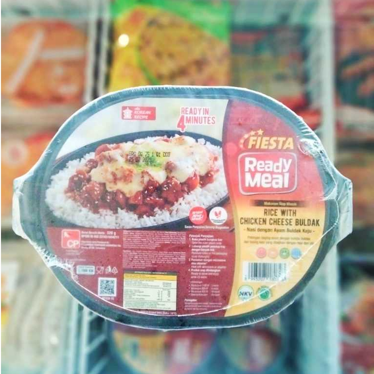 

Fiesta Ready Meal Rice with Chicken Cheese Buldak 320g (Korean Recipe)