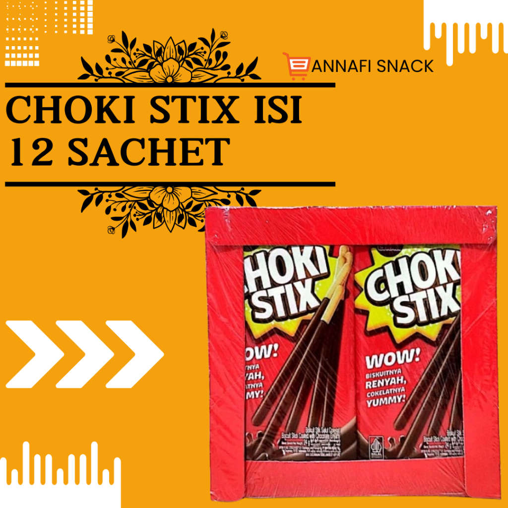 

CHOKI STIX ISI 12 SACHET // COKLAT STIK