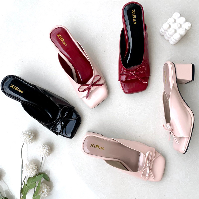 Sandal Wanita Heels Empuk Kekinian Terbaru / Sandal Heels Wanita 5 cm Korean Stlye
