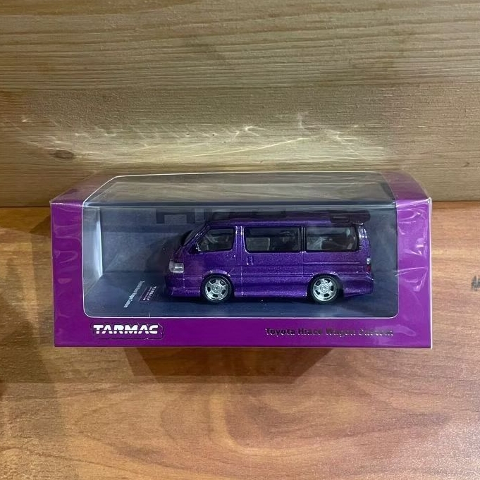 TARMAC WORKS TOYOTA HIACE WAGON CUSTOM PURPLE TARMACWORKS