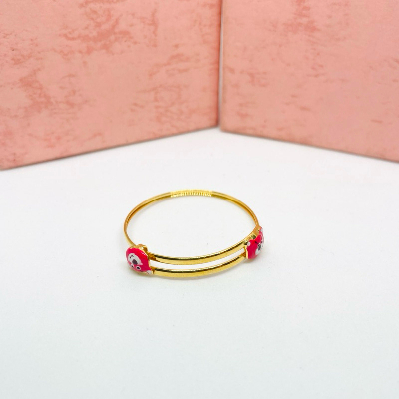 Gelang Bayi Emas Asli kadar 300 muda (newborn)