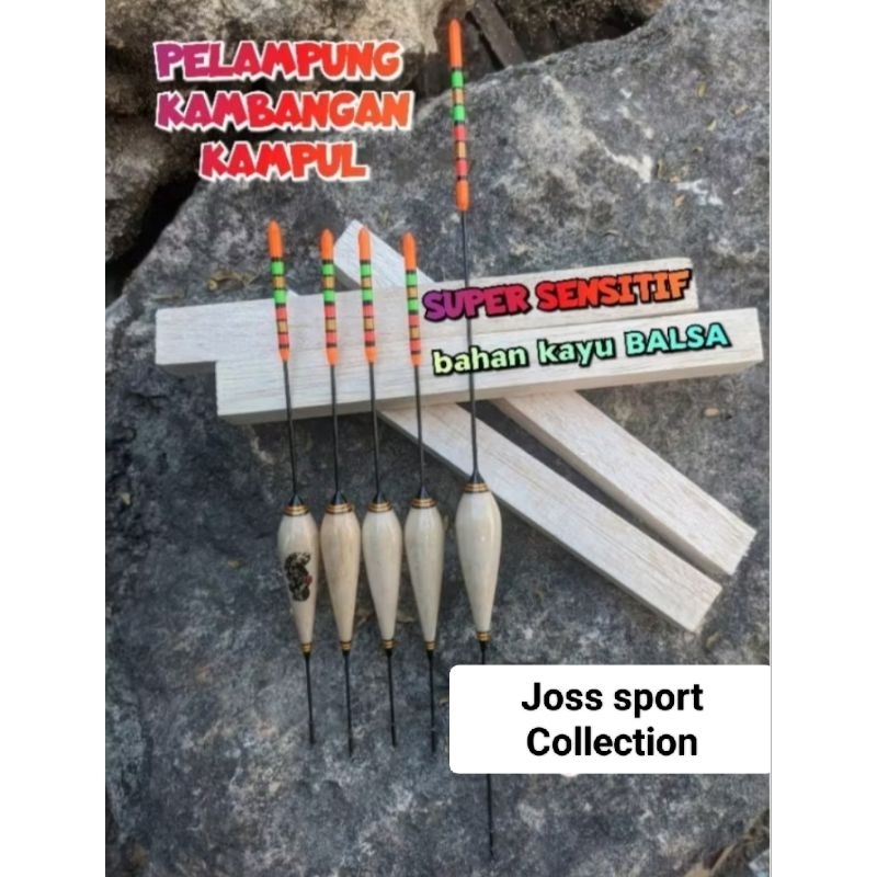 Pelampung kambangan pancing bahan kayu balsa anti badai 10cm,12cm,15cm,20cm super sensitif
