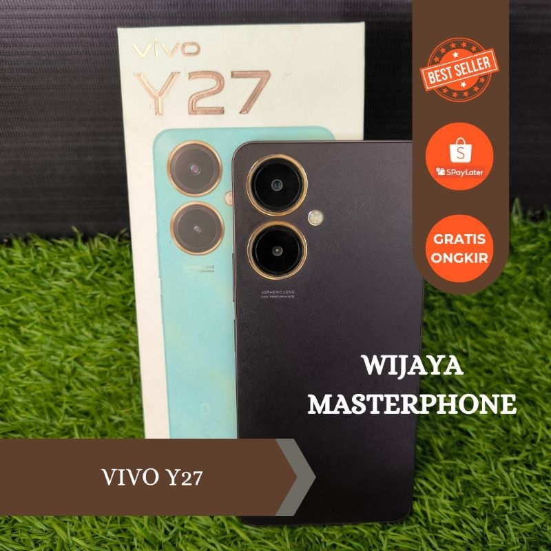 vivo Y27 Ram 6GB Internal 128GB HP Second Seken Bekas Fullset [murah] hp murah