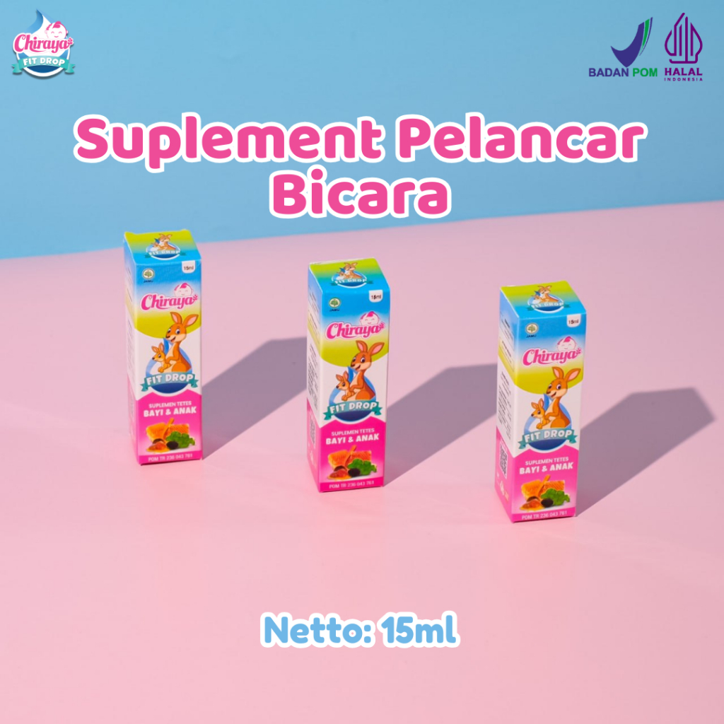 Chiraya Vitamin Lancar Bicara Anak Obat Speech Delay Nutrisi Otak Anak Cepat Bicara 100% Original