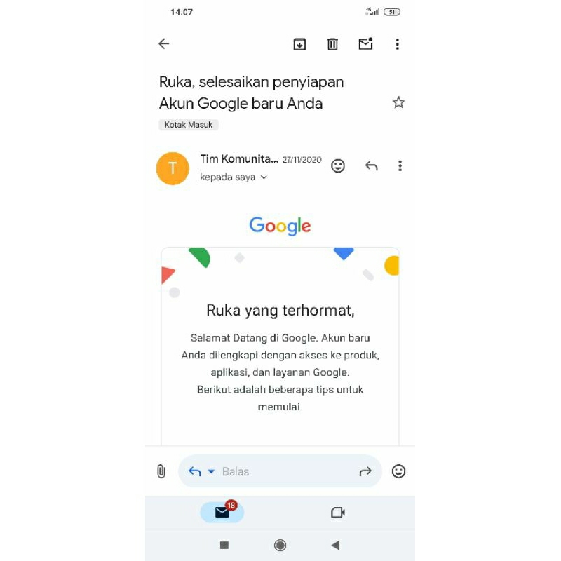 GMAIL LAMA 2020/2021