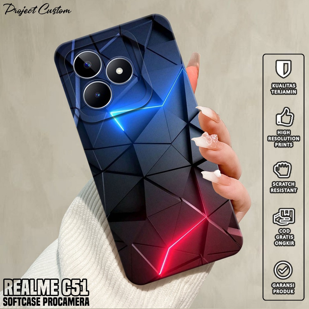 Softcase Hp REALME C51 - Casing Hp REALME C51 ( ASBT ) Silikon Hp REALME C51 - Case Hp REALME C51 - 