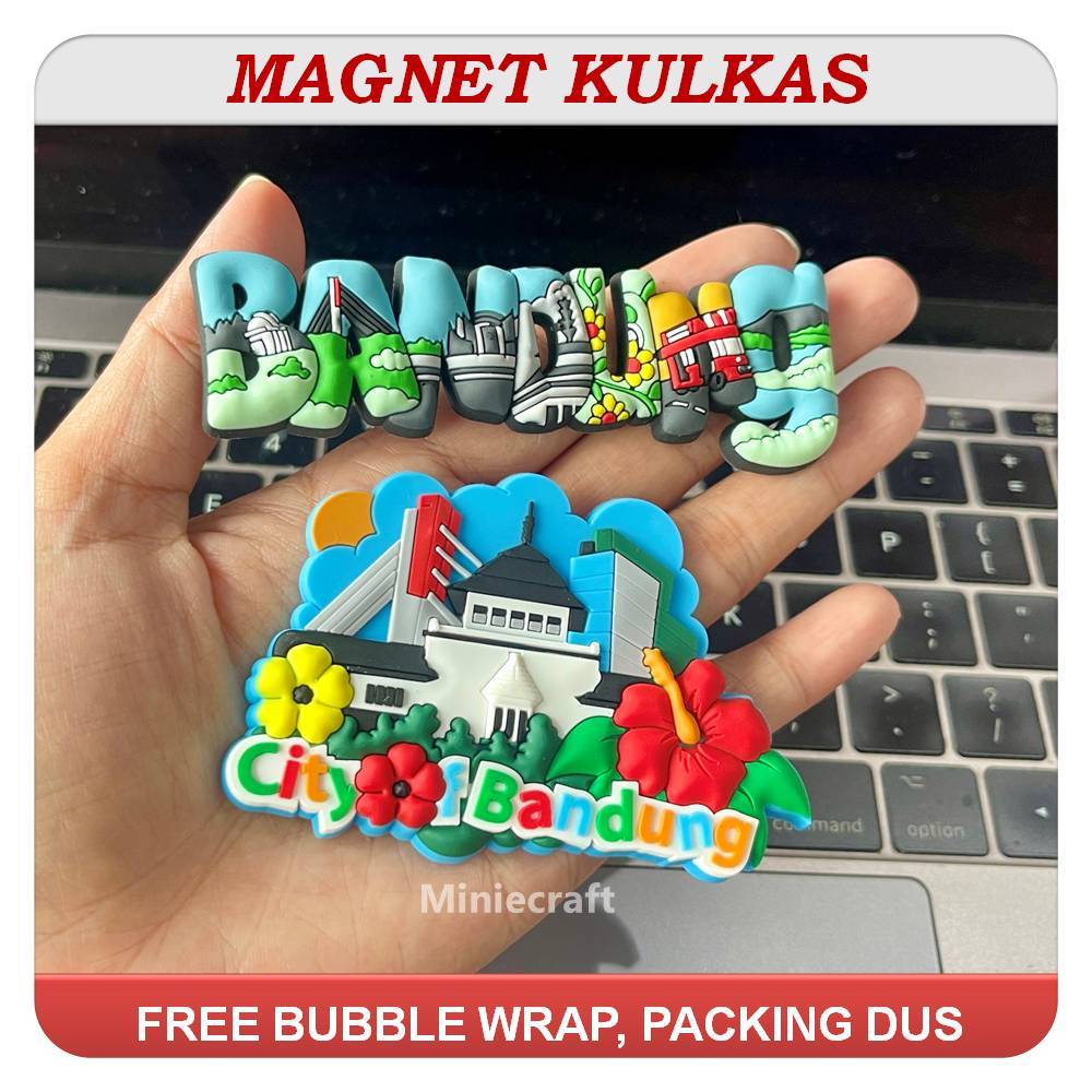 MAGNET TEMPELAN KULKAS BANDUNG, SOUVENIR BANDUNG