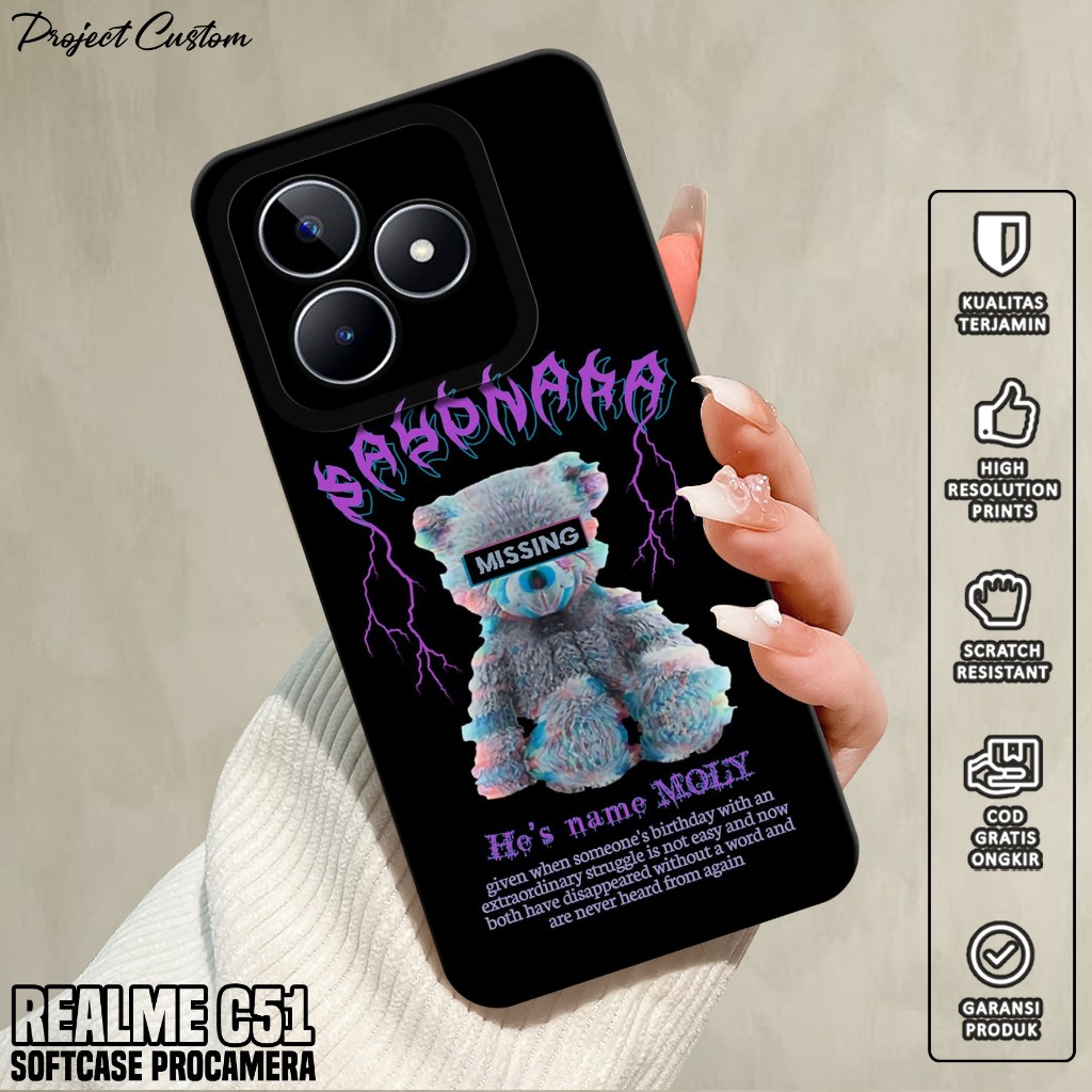 Softcase Hp REALME C51 - Casing Hp REALME C51 ( BNKA ) Silikon Hp REALME C51 - Case Hp REALME C51 - 