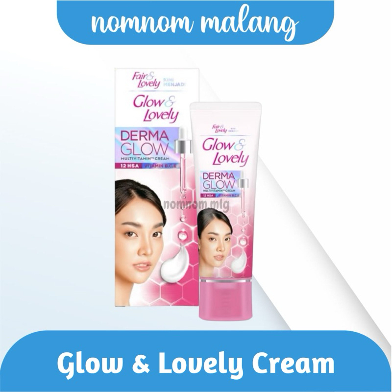 Fair and Lovely / Glow and lovely Multivitamin Cream Pencerah Wajah 23gr & 46gr