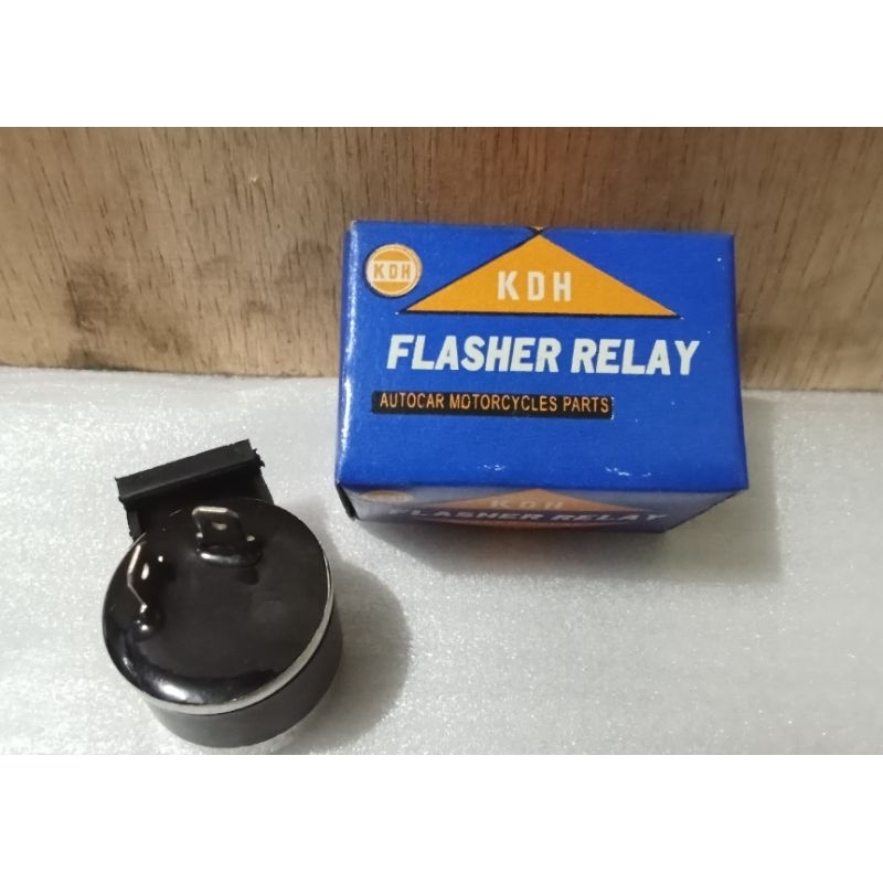 Flasher Relay Model Lawasan Kumparan Tegangan 12 volt Kaki 2 Original KDH