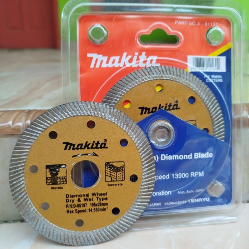 Mata Gerinda Potong kramik Makita turbo 4 Inch PisauPotong Kramik Granit