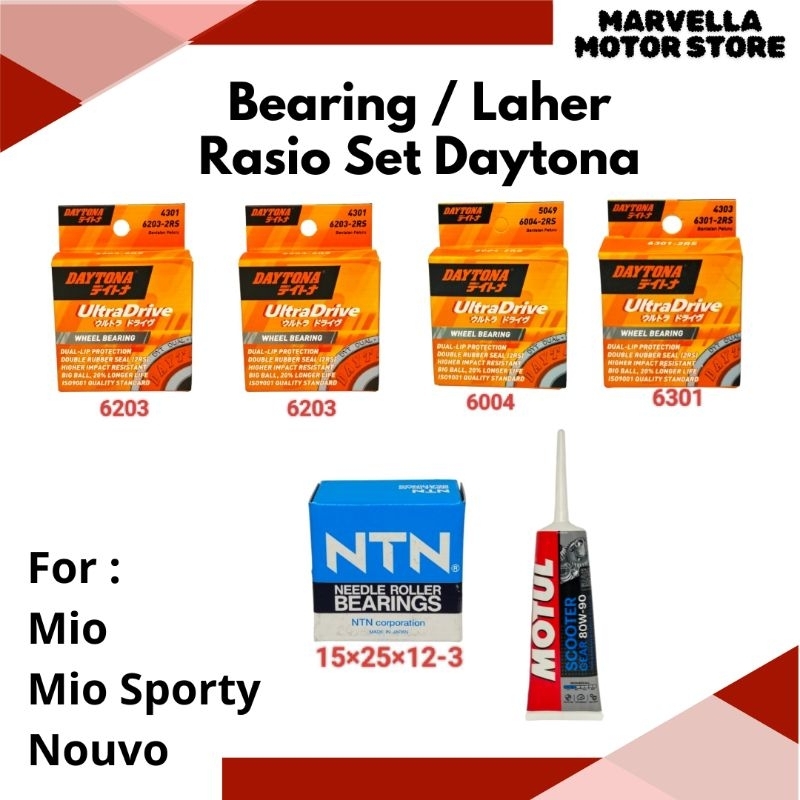 Laher Bearing Rasio Set Mio Mio sporty Nouvo