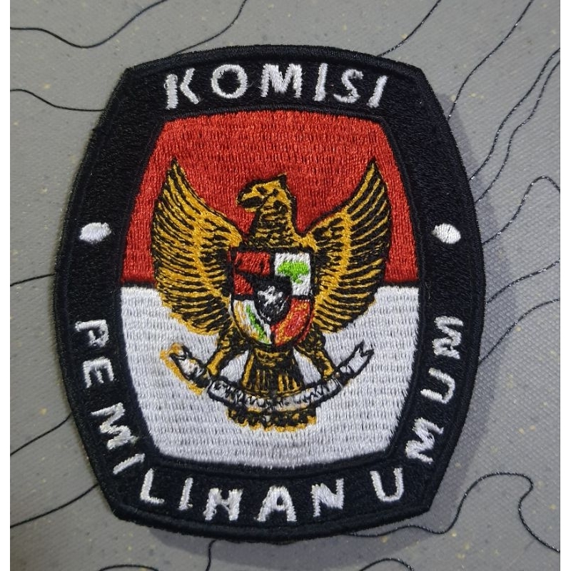 BORDIR LOGO KPU (Full Bordir)