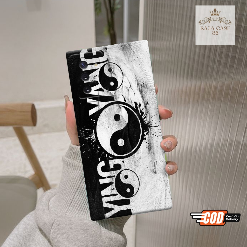 Softcase Samsung Galaxy Note 10 - rajacase - Casing Samsung Galaxy Note 10 - Motif case Yinyang - Sa