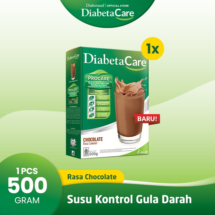 

DiabetaCare Susu Kontrol Gula Darah Coklat 500 gr