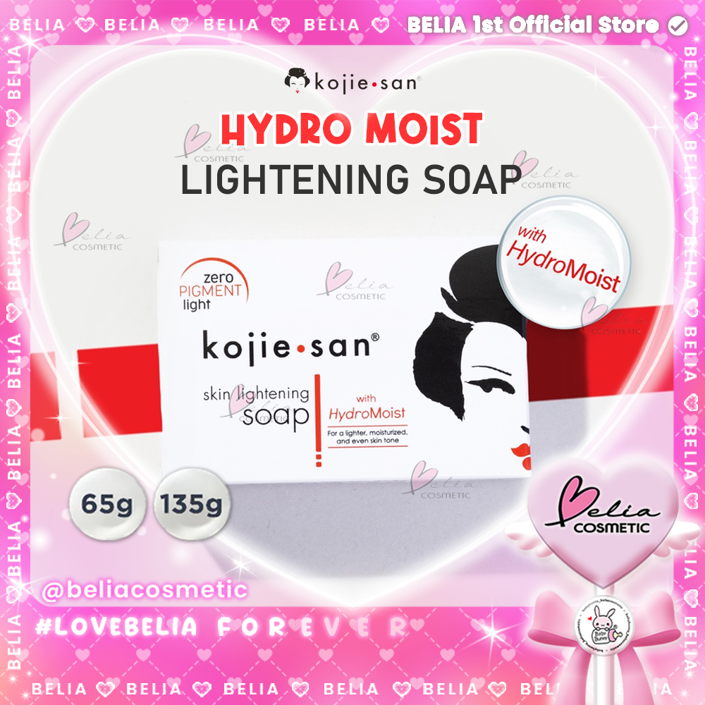 ❤ BELIA ❤ KOJIE SAN Skin Lightening Soap w/ Hydromoist 65gr 135gr | Sabun Mandi