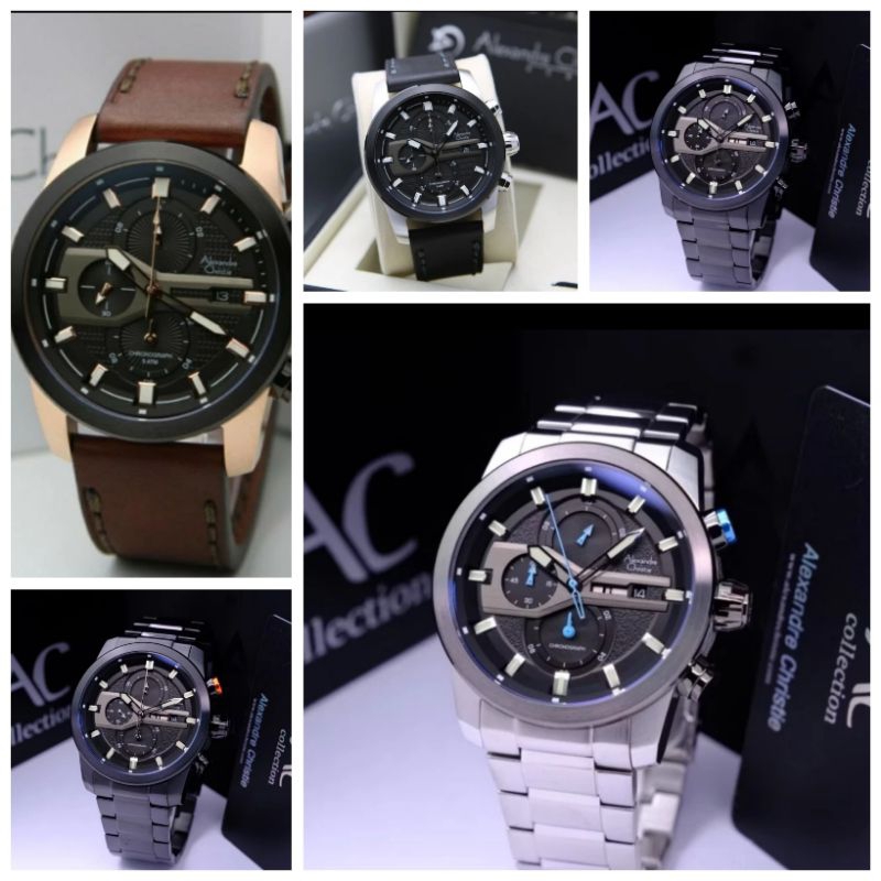 JAM TANGAN PRIA ALEXANDRE CHRISTIE 6562/AC6562MC/AC6562( ORIGINAL)