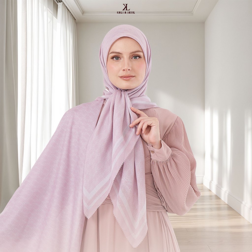 The Signature Monogram Scarf by Kilau Hati x Kallia Label