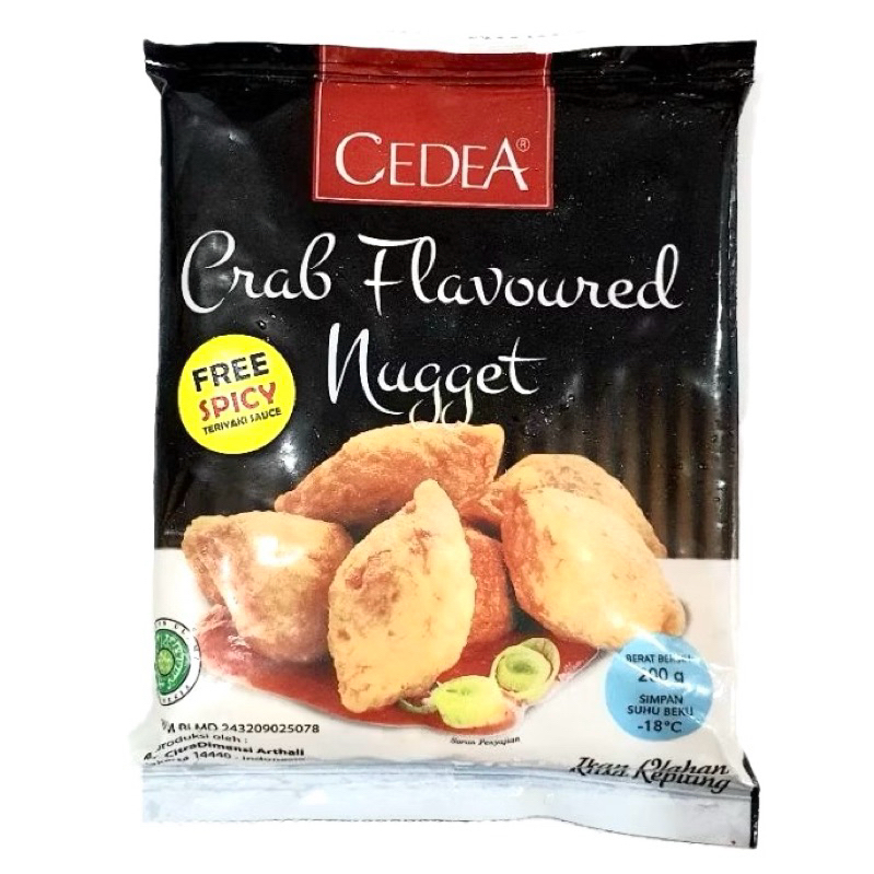 

Cedea Crab Nugget Kepiting 200g