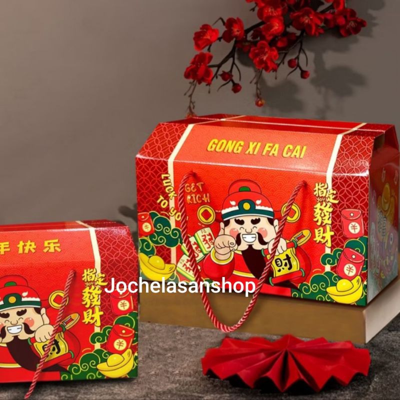 

Box Imlek/giftbox hampers muat 4toples @500gr