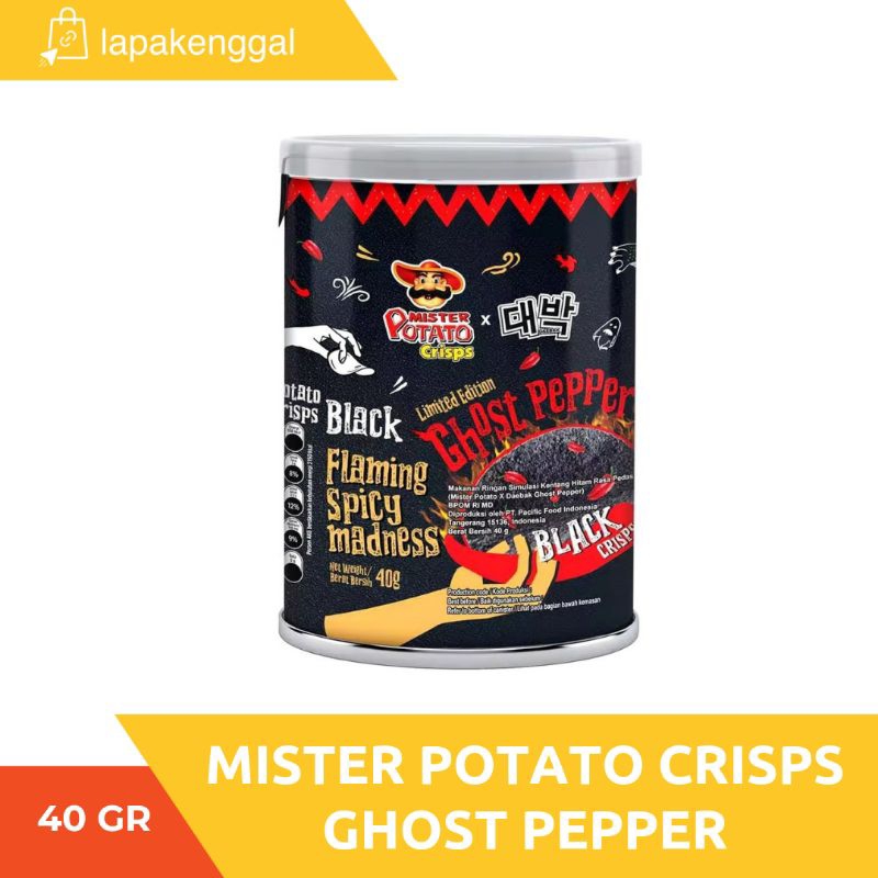 

Mister Potato Crisps Ghost Pepper 40 gr