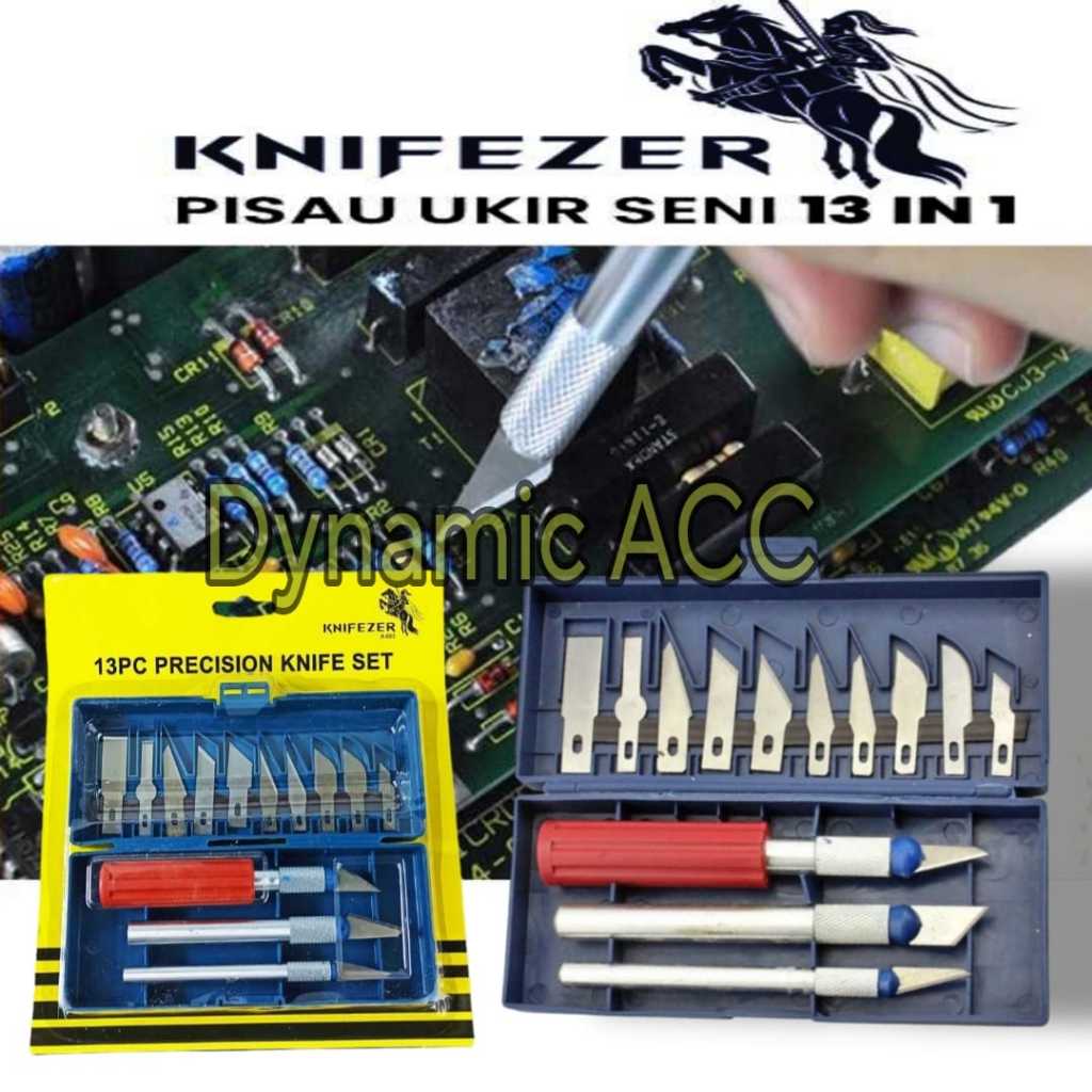 

40PCS 40 in 1 - Set Pisau Ukir Seni 13 in 1 Pisau Sayat Alat Ukir Kayu Kit Pisau Kerajinan tangan
