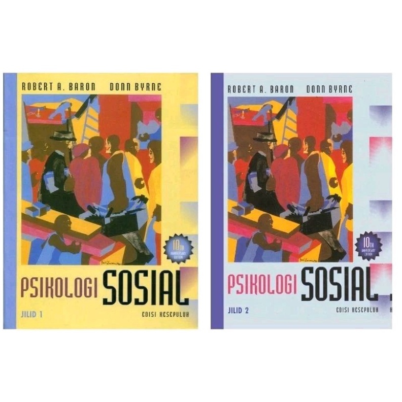 KODE L6J Buku psikologi sosial edisi 1 jilid 1 dan 2 robert a baron donn byrne